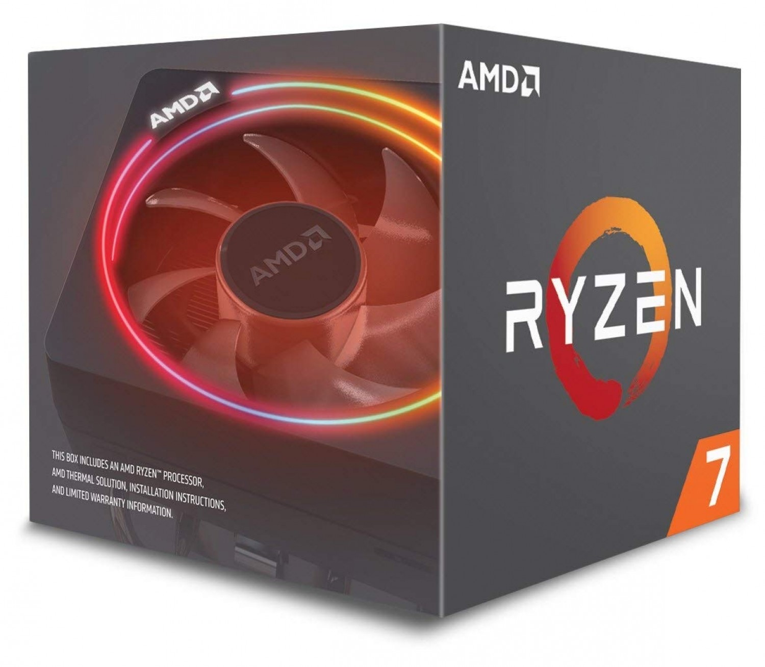 AMD Ryzen 7 2700X Processor with Wraith Prism LED Cooler 