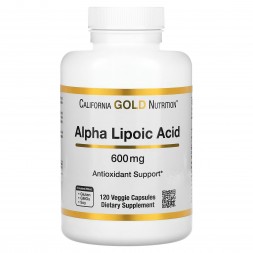 California Gold Nutrition Alpha Lipoic Acid α 硫辛酸 600 毫克 120顆裝